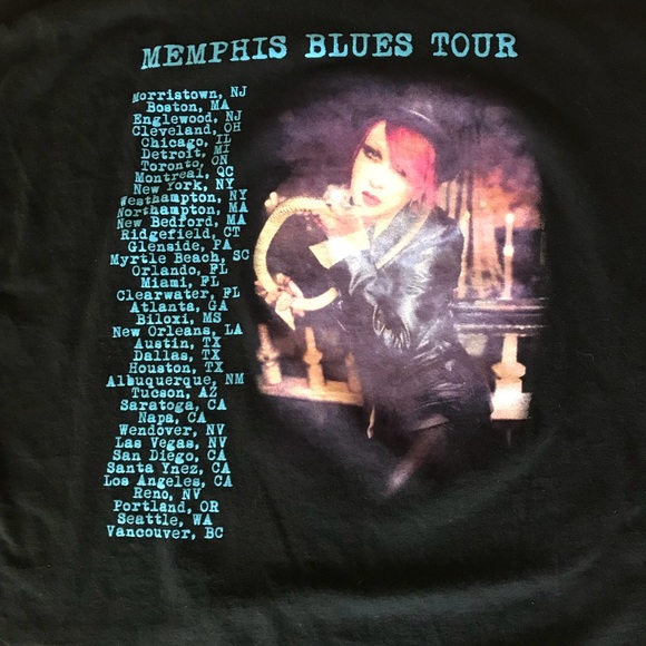 Cyndi Lauper Memphis Blues Tour Concert Tee - Picture 4 of 5